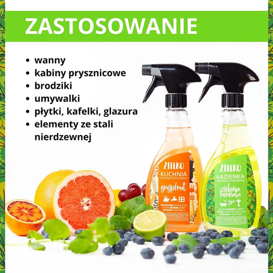 ZIELKO Płyn do łazienki ZIELONA HERBATA 500ml