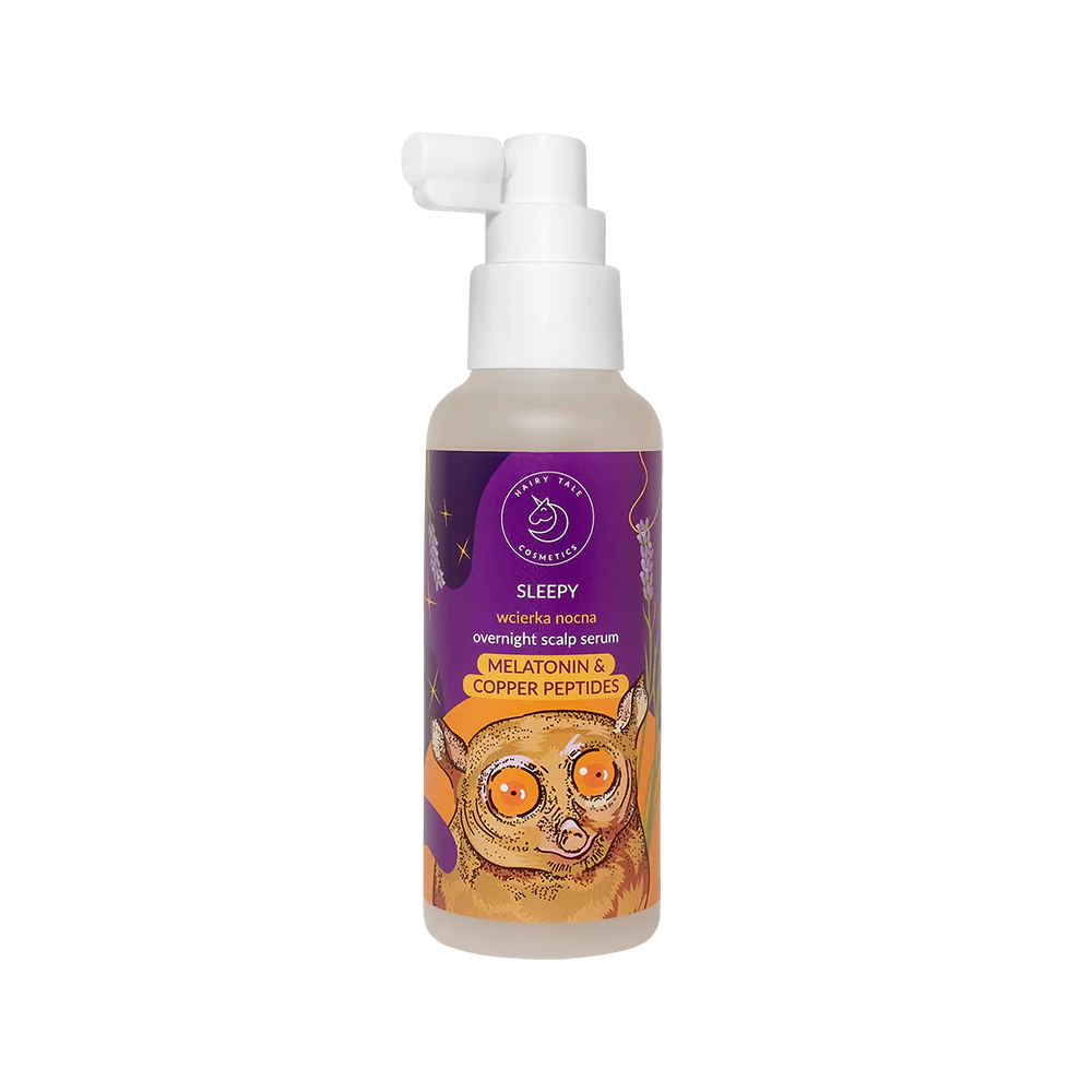 HAIRY TALE COSMETICS Sleepy - Wcierka nocna Melatonina i Peptydy Miedziowe 120 ml