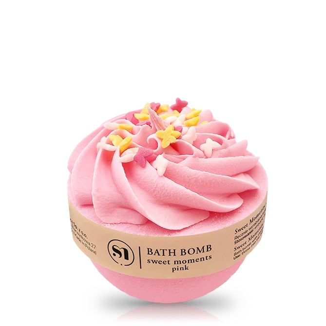 SWEET MOMENTS – Pink kula do kąpieli 140 g