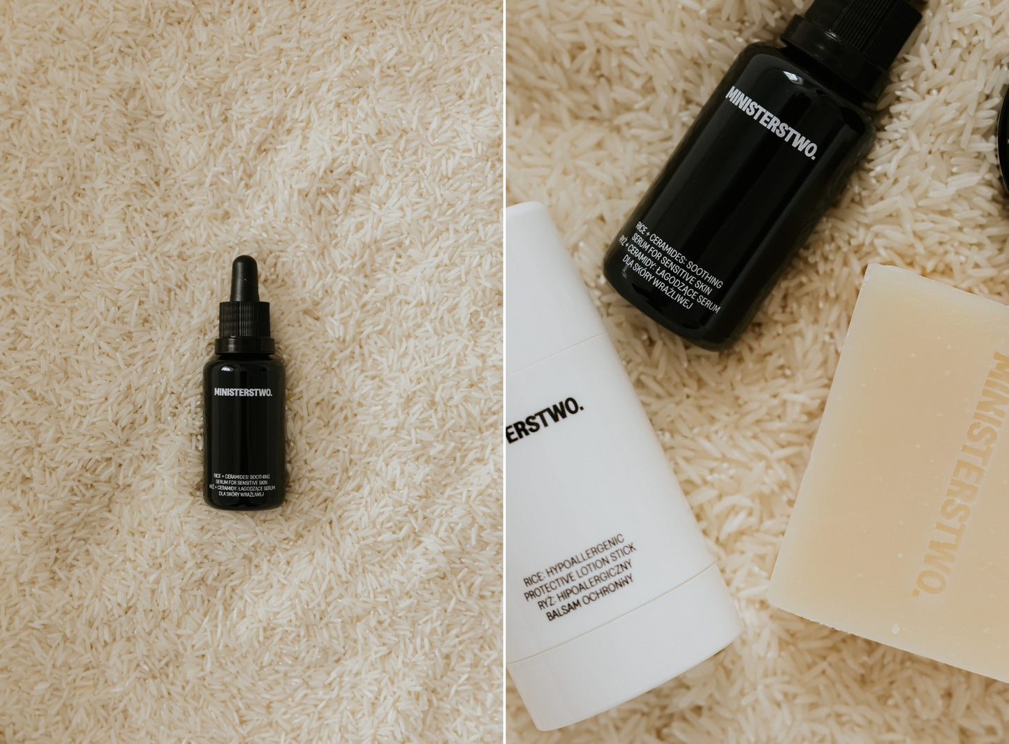 RYŻ ŁAGODZĄCE SERUM DO TWARZY 30ml