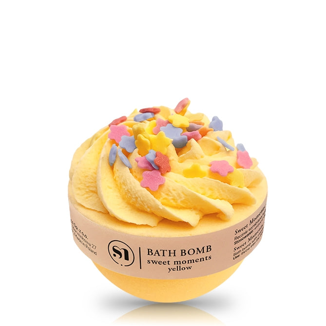 SWEET MOMENTS - Yellow kula do kąpieli 140 g