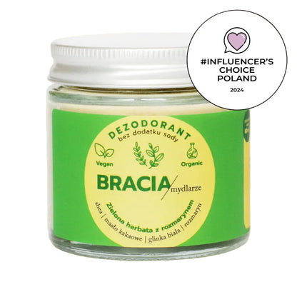 Zielona herbata z rozmarynem | dezodorant w kremie