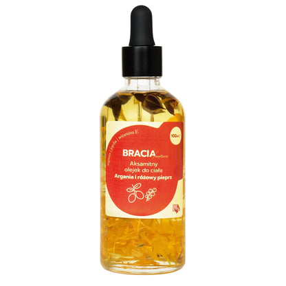 Argania i różowy pieprz | aksamitny olejek do ciała | 100ml