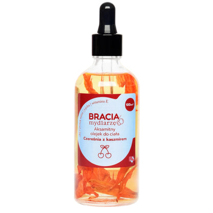 Czereśnia z kaszmirem | aksamitny olejek do ciała | 100ml