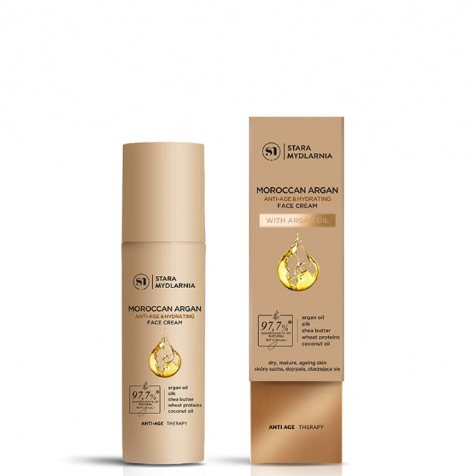 Argan przeciwzmarszczkowy krem do twarzy 50 ml