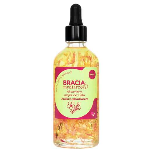 Azalia z rabarbarem | aksamitny olejek do ciała | 100ml
