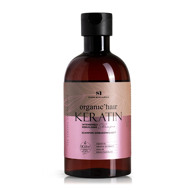 Organic Hair Keratin szampon odbudowujący 400 ml