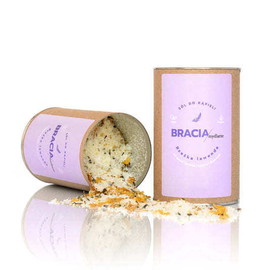 Rześka lawenda | sól do kąpieli lawendowa z cytrusami | 300g